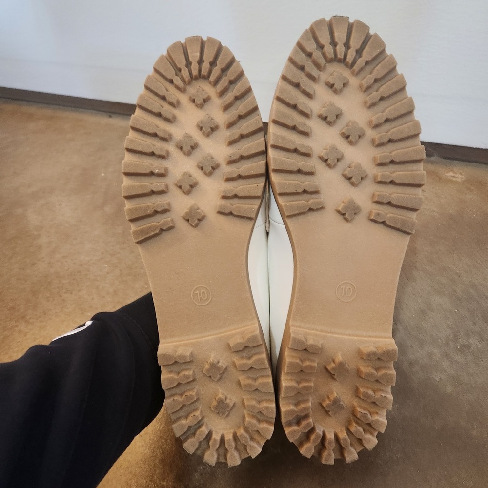 A New Day Women's White Loafers Size 10 - Picture 4 of 5